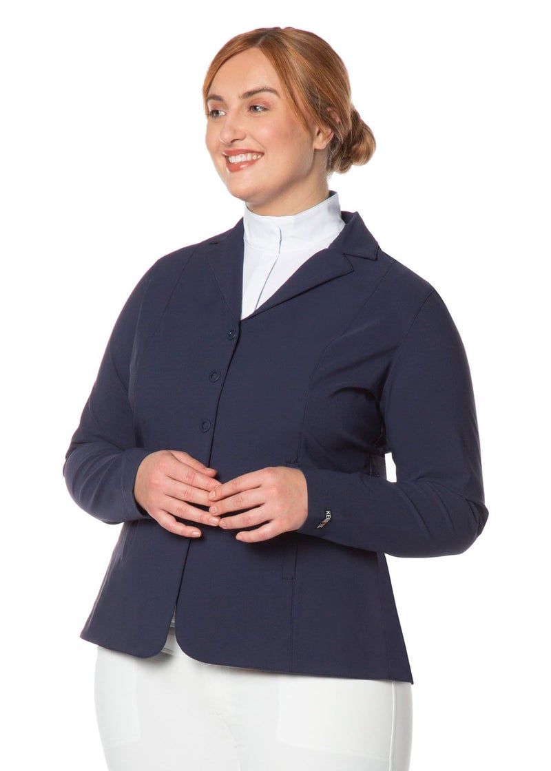 Kerrits Stretch Competitor Koat 4-Snap Navy Size: S - Image 4